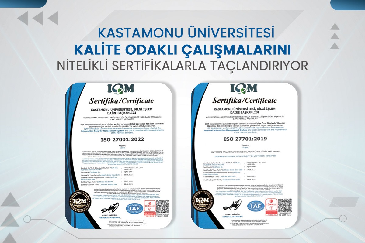 Kastamonu Üniversitesi, Kalite Odaklı Çalışmalarda İlerlemeye Devam Ediyor